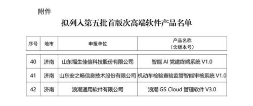 福生佳信智能AI黨建終端系統(tǒng)入選山東省首版次高端軟件產(chǎn)品名單，推動信息系統(tǒng)集成服務新突破